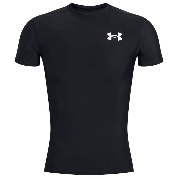 アンダーアーマー Under Armour 【 Heatgear Og Compression Short Sleeve Men\u0027s Black/White 】 コンプレッション Sleeve 捩り メンズ 黒いこと 黒いこと 白いこと 白いこと スポーツ用インナー-スポーツウェア・アクセサリー-スポーツ・アウトドア
