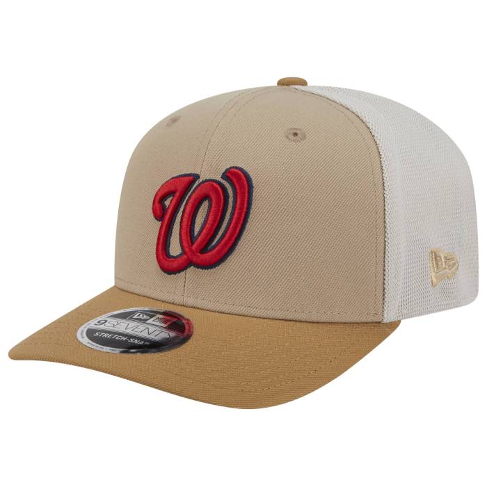 ニューエラ New Era 【 Nationals 9Seventy Ss 2T Trucker Men's Tan/Multi 】 ナショナルズ トラッカー メンズ|スニケス