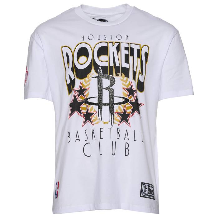 プロスタンダード Pro Standard 【 Houston Rockets Empire Pro Drop Shoulder T-Shirt Men's Multi/White 】 ヒューストン ロケッツ プロ Tシャツ メンズ 白色 ホワイト
