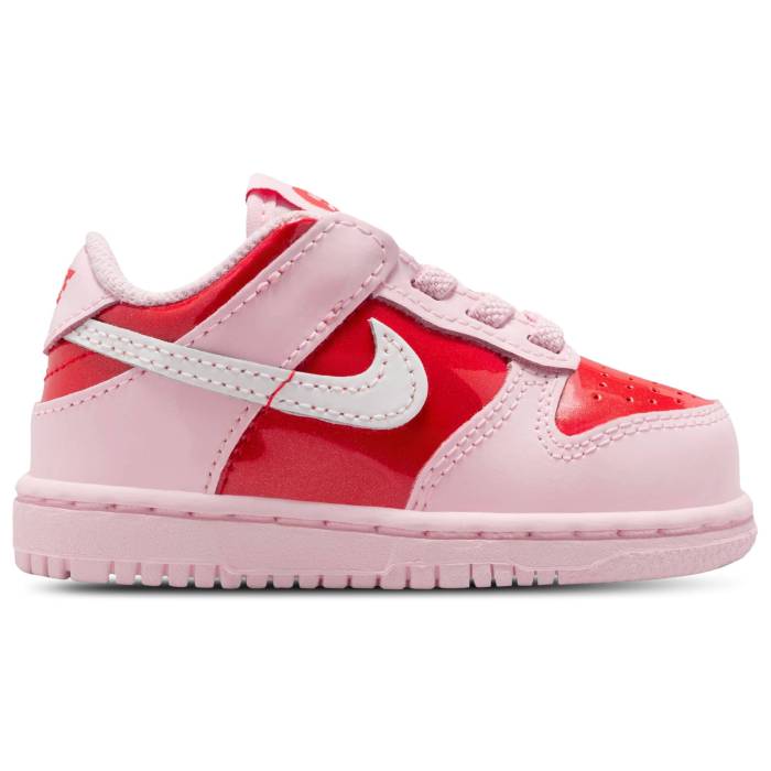 【★百貨店SALE★6/11真夜中2時迄】ナイキ Nike 【 Dunk Low Valentine\u0027s Day Girls\u0027 Toddler Pink Foam/Summit White/Red 】 ダンク もの言う花 pink さくら色 白いこと 白いこと Red 赤・赤いこと