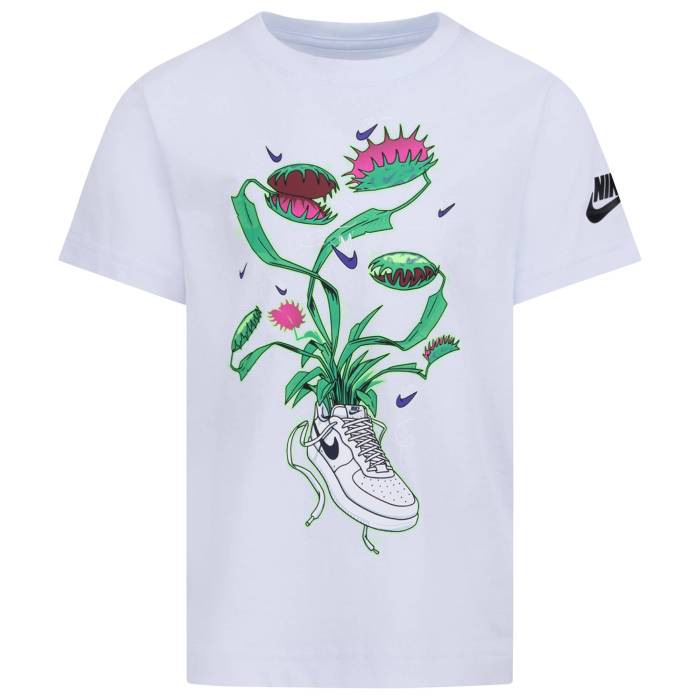 【★百貨店SALE★6/11真夜中2時迄】ナイキ Nike 【 Graphic T-Shirt Boys\u0027 Preschool Grey/Grey 】 グラフィック ティーシャツ お坊っちゃん キッズ 薄墨色 薄墨色