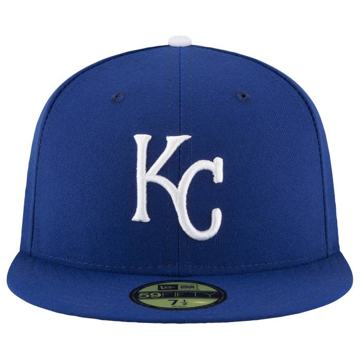 ニューエラ New Era 【 Royals 59Fifty Authentic Cap Adult Royal/White 】 ロイヤルズ オーセンティック キャップ 帽子 ユニセックス 白色 ホワイト