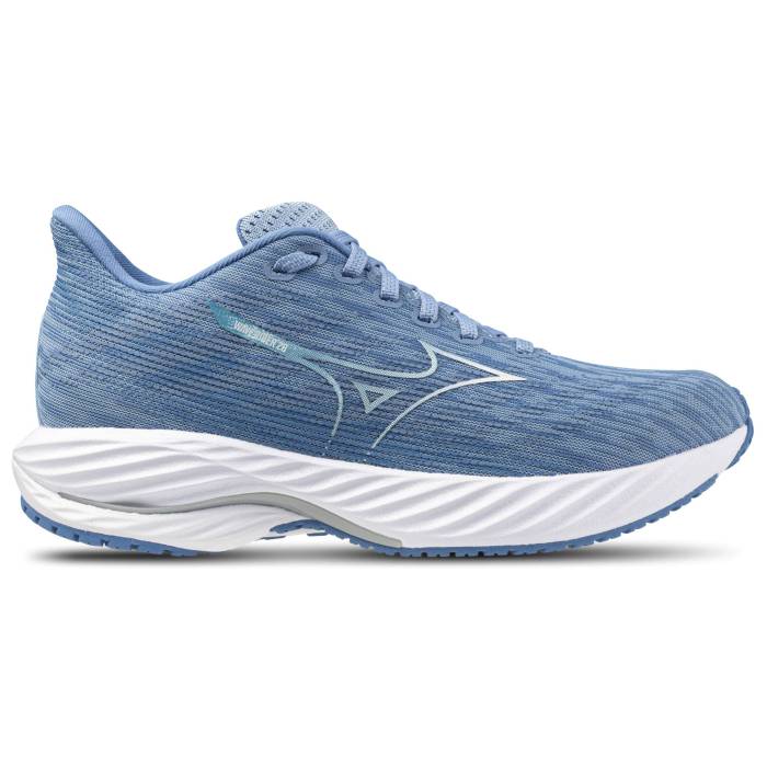 ミズノ Mizuno 【 Wave Rider 28 Women\u0027s Glacier Lake/White 】 Wave ウェーブ・ウェイブ レディース 白いこと 白いこと