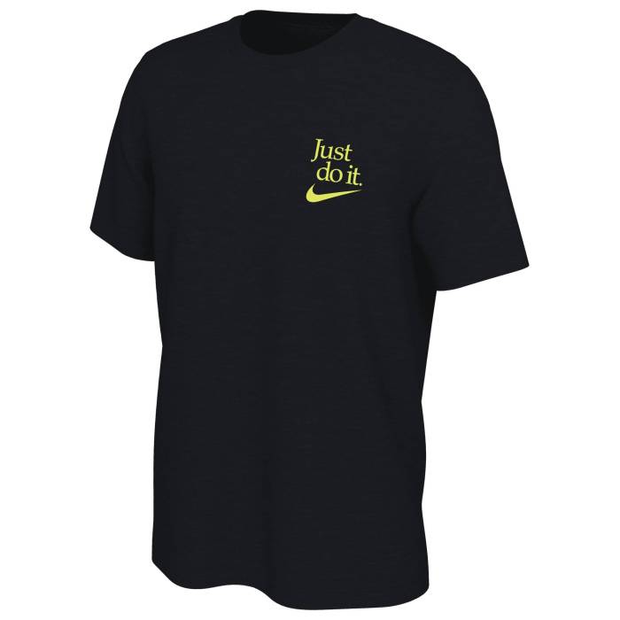 ナイキ Nike 【 Nsw Win Quietly T-Shirt Men's Black/Yellow 】 Tシャツ メンズ 黒色 ブラック yellow 黄色・イエロー