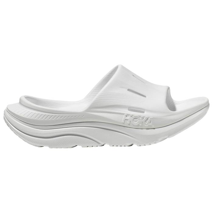 Hoka 【 Ora Recovery Slides 3 Women White/White 】 レディース 白色 ホワイト