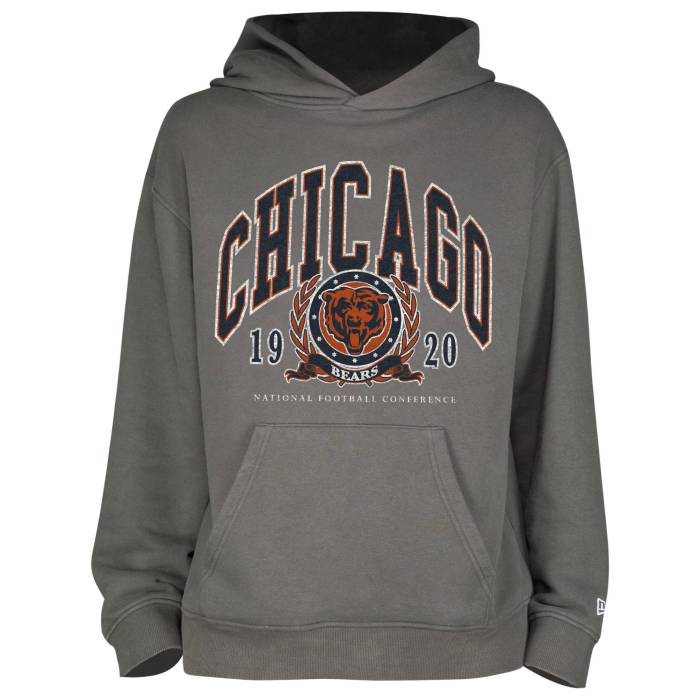 ニューエラ New Era 【 Bears Fitted Pullover Hoodie Men's Grey/Grey 】 bears ベアーズ フーディー パーカー メンズ 灰色 グレー