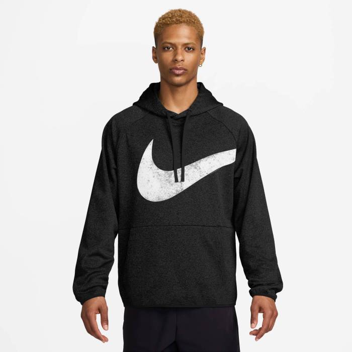 ナイキ Nike 【 Tf Swoosh Pullover Hoodie Men's Black/White 】 Swoosh スウッシュ・スウォッシュ フーディー パーカー メンズ 黒色 ブラック 白色 ホワイト｜スニケス