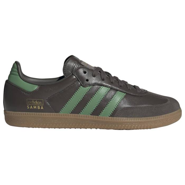 【★百貨店SALE★6/11真夜中2時迄】アディダス Adidas 【 Originals Samba Men\u0027s Shadow Olive/Preloved Green/Gum 】 オリジナルス サンバ メンズ シャドー・シャドウ olive オリーブ green 緑・緑であること