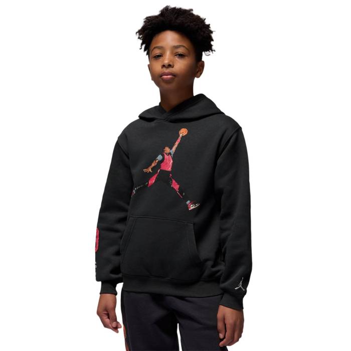【★百貨店SALE★6/11真夜中2時迄】ナイキ ジョーダン Jordan 【 Sketch Pullover Hoodie Boys\u0027 Grade School Off Noir/Red 】 フーディー パーカー お坊っちゃん キッズ Red 赤・赤いこと