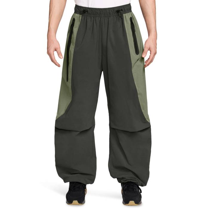 ナイキ Nike 【 Tech Woven Pro Oversized Pants Men's Olive/Black 】 テック Woven ウーブン プロ メンズ olive オリーブ 黒色 ブラック