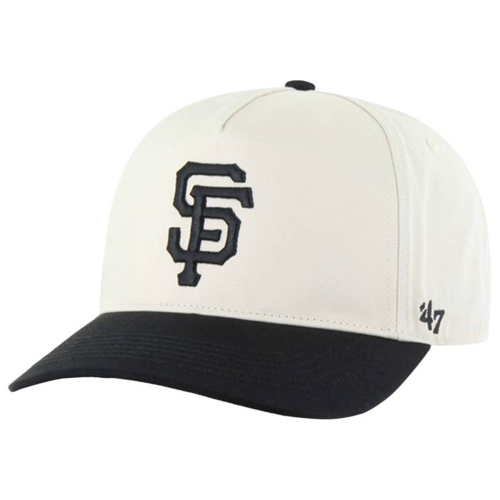 フォーティーセブンブランド 47 Brand 【 Giants Two Tone Hitch Visor Men's Natural/Black 】 ジャイアンツ メンズ ナチュラル 黒色 ブラック｜スニケス
