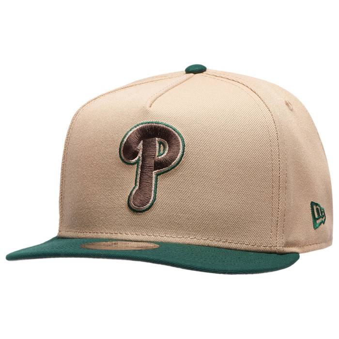 ニューエラ New Era 【 Phillies 9Fifty Af Curve 96 All-Star Game Cap Men's Camel/Dark Green 】 フィリーズ Game ゲーム キャップ 帽子 メンズ camel キャメル green 緑・グリーン|スニケス