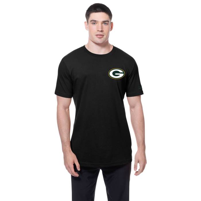 【★百貨店SALE★6/11真夜中2時迄】ニュー内鰓 New Era 【 Packers G3 Short Sleeve T-Shirt Men\u0027s Black/Multi 】 パッカーズ Sleeve 衣袂 ティーシャツ メンズ 黒いこと 黒いこと