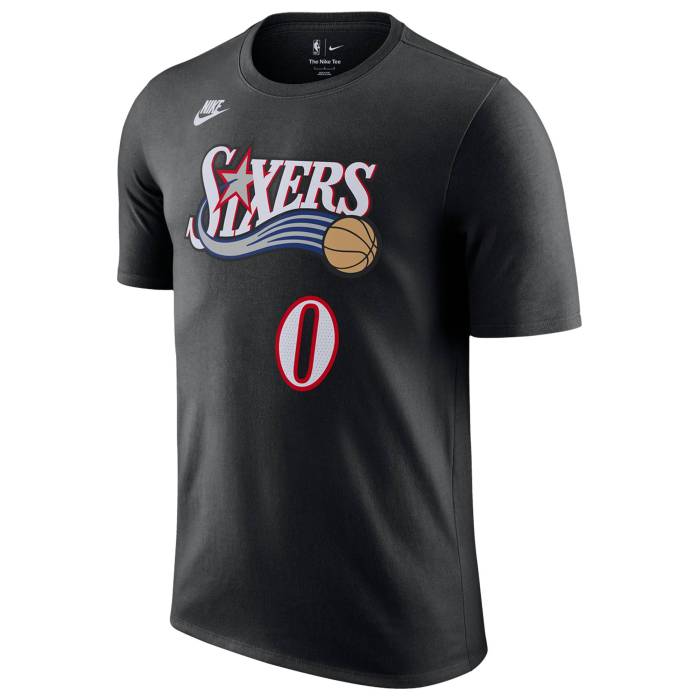 ナイキ Nike 【 76Ers Essential Hwc Nn T-Shirt Men's Black/Multi 】 76ers セブンティシクサーズ Tシャツ メンズ 黒色 ブラック｜スニケス