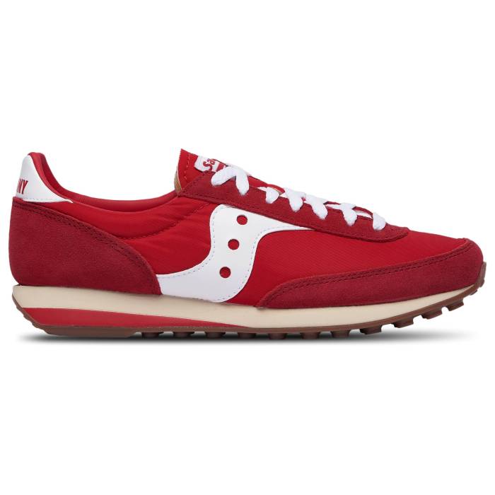 サッカニー Saucony 【 Trainer 80 Women\u0027s Red/White 】 調教師 レディース Red 赤・赤いこと 白いこと 白いこと