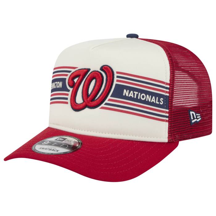 ニューエラ New Era 【 Nationals 9Fifty A-Frame Banner Cap Men's Multi/Tan 】 ナショナルズ キャップ 帽子 メンズ｜スニケス