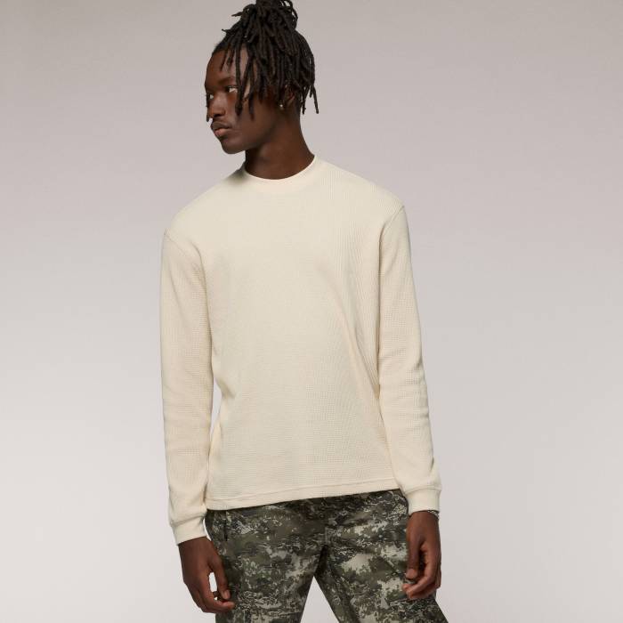 Lckr 【 Bucks Thermal L/S T-Shirt Men Tan 】 バックス 長袖・ロングスリーブ Tシャツ メンズ