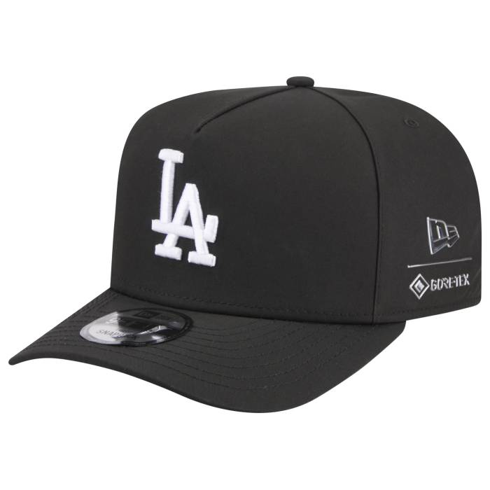 【★百貨店SALE★6/11真夜中2時迄】ニュー内鰓 New Era 【 Dodgers Gore-Tex 9Fifty A-Frame Cap Adult White/Black 】 ドジャース ゴアテックス 旗がしら 鳥打ち帽 ユニ一発やる 白いこと 白いこと 黒いこと 黒いこと