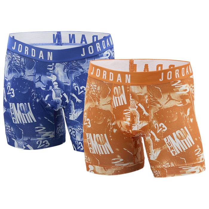 【★百貨店SALE★6/11十二時2時迄】ナイキ ジョーダン Jordan 【 Collage Aop Polyester 2 Pack Men\u0027s Orange/Blue 】 メンズ orange 橙・オレンジ色 青み 青色