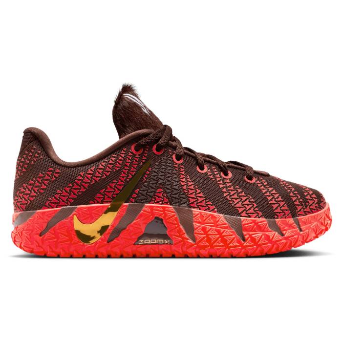 ナイキ Nike 【 Ja 3 Cny Boys' Grade School Light Chocolate/Metallic Gold/Bright Crimson 】 ジュニア キッズ ゴールド クリムゾン