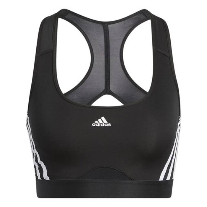 アディダス Adidas 【 Ms Sports Bra Women's Women Black/White 】 レディース レディース 黒色 ブラック 白色 ホワイト