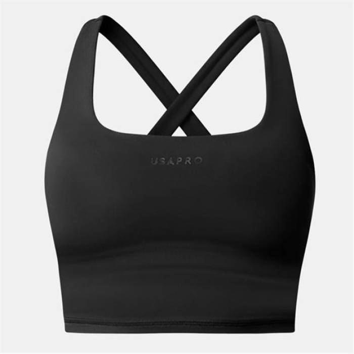 Usa Pro 【 Pro Square Neck Bra Womens Women Black 】 プロ レディース レディース 黒色 ブラック｜スニケス