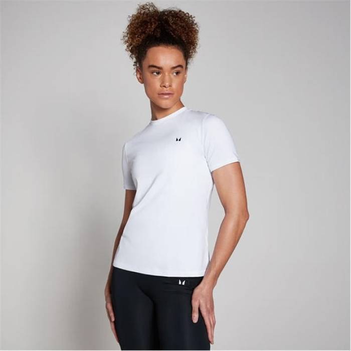 Myprotein 【 Short-Sleeve Performance Gym Top Women White 】 パフォーマンス レディース 白色 ホワイト