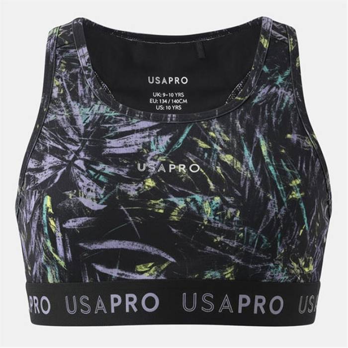 Usa Pro 【 Fitness Crop Top Junior Girls Kids Supernova 】 相応うネス Crop クロップ お坊っちゃん キッズ スーパーノバ・ノヴァ