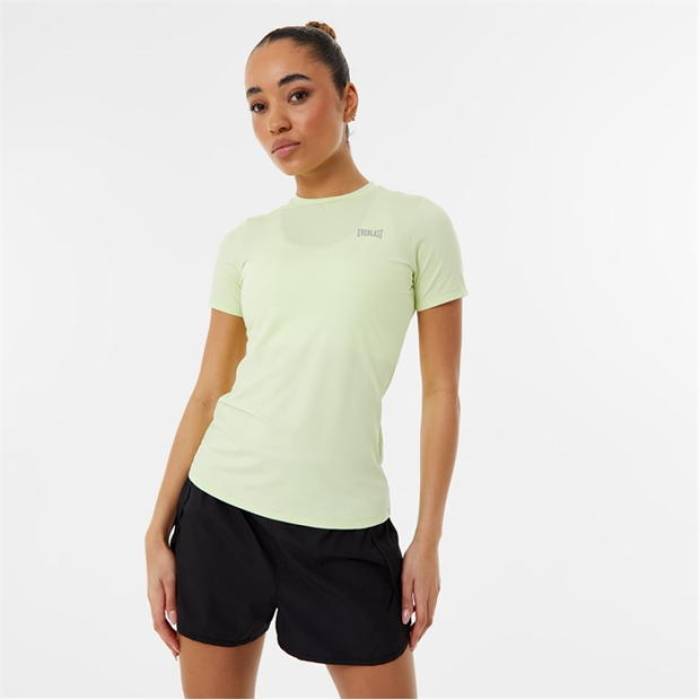 Everlast 【 Training T-Shirt Womens Women Pastel Lime 】 形づくる ティーシャツ レディース レディース 菩提樹