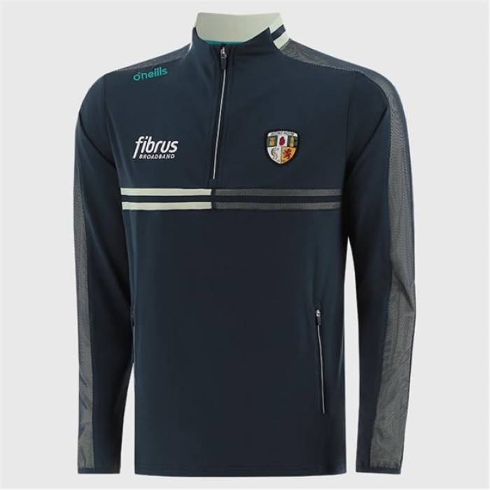 Oneills 【 Antrim Gaa Junior Nepal Half Zip Top Kids Navy/Mead/Teal 】 二分の一 お坊っちゃん キッズ 紺色 米国海軍