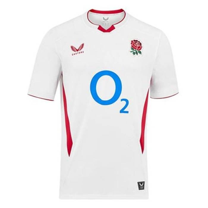 Castore 【 England Rugby Home Authentic Shirt 2025 Adults Men White/Red 】 ラグビー オーセンティック メンズ 白色 ホワイト Red 赤・レッド｜スニケス 35,295円