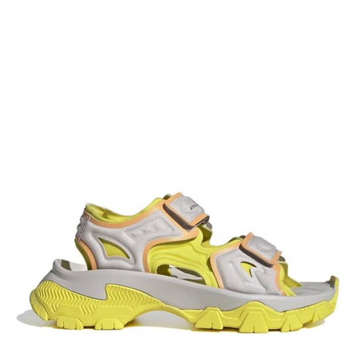 アディダス Adidas 【 Hika Canvas Walking Sandal Women Chalk Pearl 】 レディース パール
