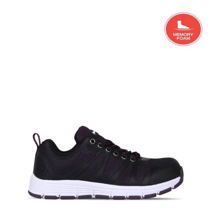 ダンロップ Dunlop 【 Reno Safety Shoes Womens Kids Black 】 シューズ 運動靴 レディース ジュニア キッズ 黒色 ブラック｜スニケス