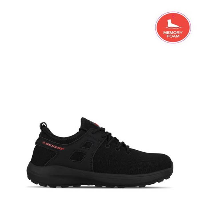 ダンロップ Dunlop 【 Arizona Steel Toe Cap Shoe Mens Kids Black/Red 】 アリゾナ Steel スチール写真 旗がしら かぶり笠 メンズ お坊っちゃん キッズ 黒いこと 黒いこと Red 赤・赤いこと