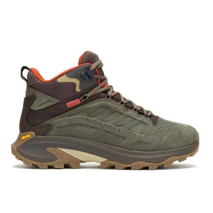 メレル Merrell 【 Moab S 2 Leather Waterproof Hiking Boot Mens Men Olive 】 なめし革 ブーツ メンズ メンズ olive オリーブ