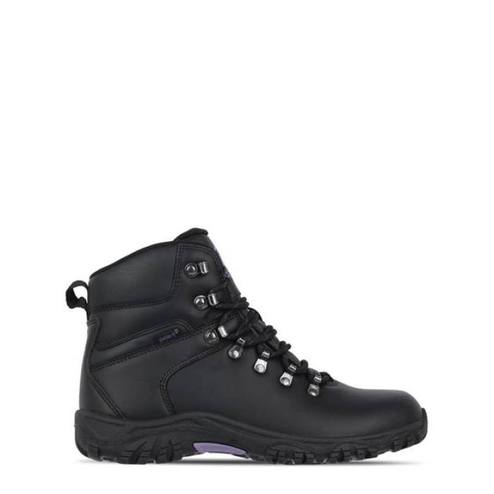 Gelert 【 Leather Waterproof Walking Boots Womens Women Black 】 なめし革 ブーツ レディース レディース 黒いこと 黒いこと