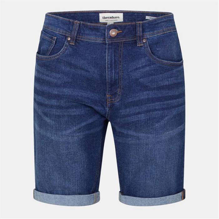 Threadbare 【 Edmonton Short 錫54 Men Mid Wash 】 エドモントン メンズ ミッド
