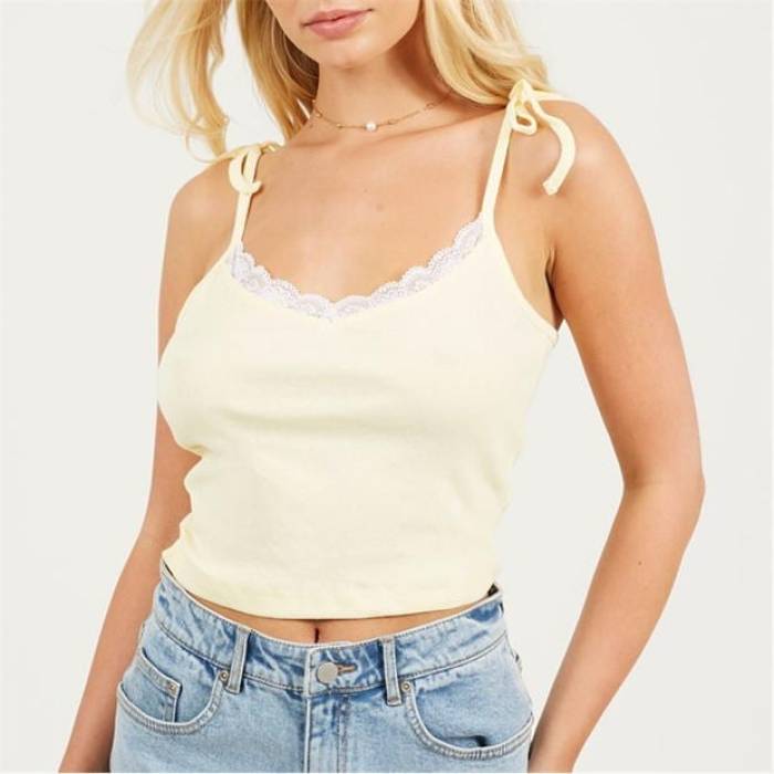ブレイブソウル Brave Soul 【 Detail Vest Women Lemon 】 より良い レディース
