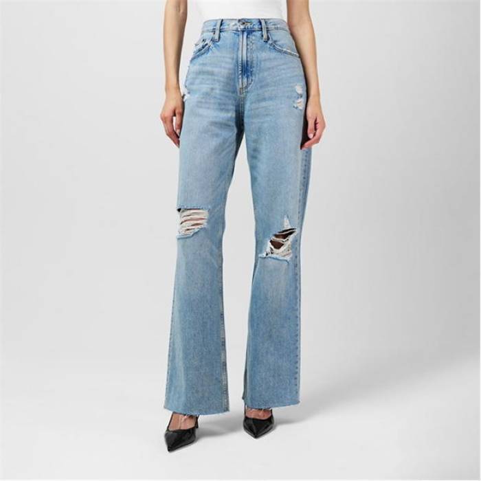 Fabric 【 Wide Jeans Women Blue 】 デニム レディース 青味 青み