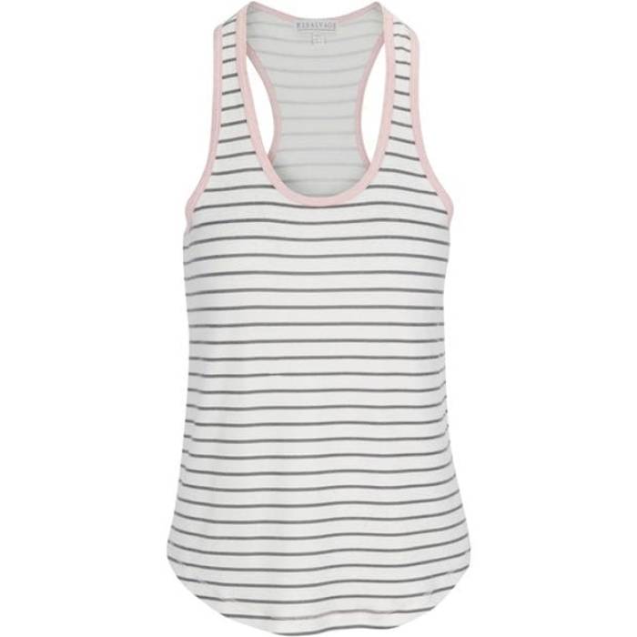 Pj Salvage 【 Salvage Scoop-Neck Tank Women Off-White 】 貯蔵タンクいの一番 レディース 象牙色 トップス-タンクトップ