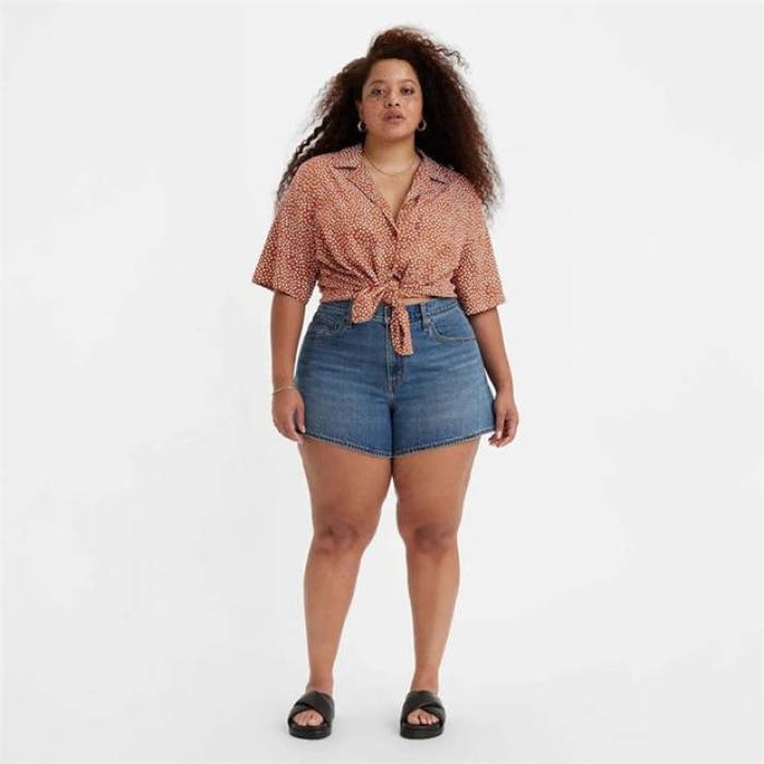 リーバイス Levis 【 Plus 80S Mom Short You Sure Ca Women You Sure Can 】 レディース|スニケス