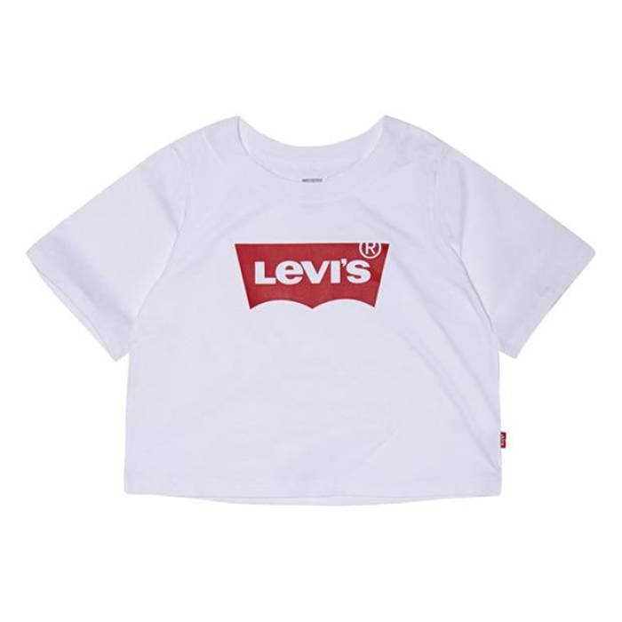 リーヴァイズジーンズ Levis 【 Batwing T-Shirt Kids White 001 】 プルオーバー お坊っちゃん キッズ 白いこと 白いこと