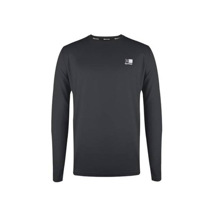 Karrimor 【 Long Sleeve Run T Shirt Mens Men Charcoal 】 Sleeve スリーブ ラン メンズ メンズ チャコール