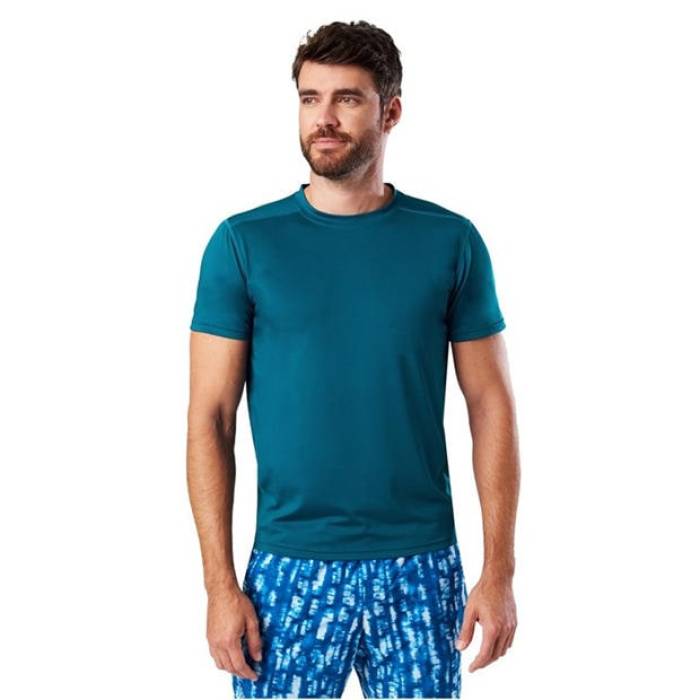 ネイサン Nathan 【 Qualifier Short-Sleeve Performance Running Top Men Sailor Blue 】 パフォーマンス メンズ 青色 ブルー|スニケス