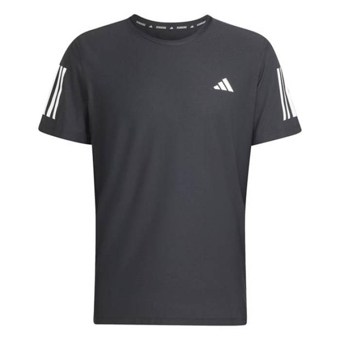 アディダス Adidas 【 Short-Sleeve Performance Running Top Men Black 】 パフォーマンス メンズ 黒色 ブラック