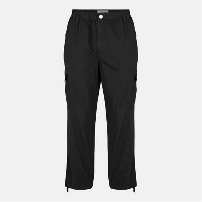 ジャック ウィルス Jack Wills 【 Poplin Slim Fit Trousers Men Black 】 slim スリム メンズ 黒色 ブラック