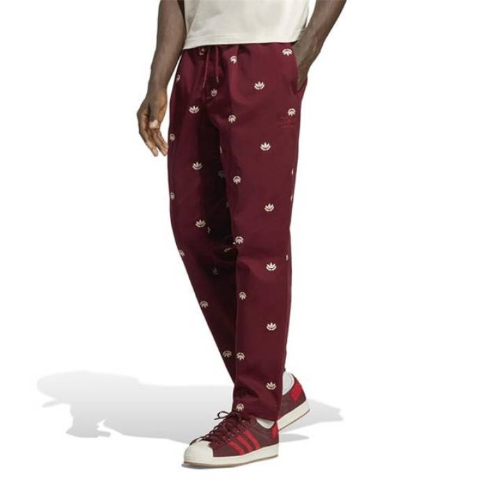 アディダス Adidas Originals 【 Men\u0027s Chinos Men Shadow Red 】 メンズ メンズ シャドー・シャドウ Red 赤・赤いこと