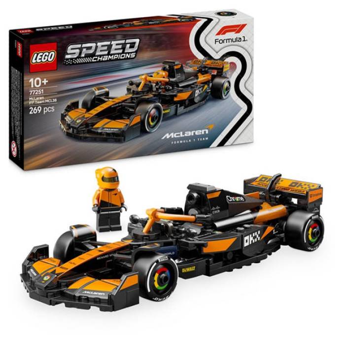 レゴ Lego 【 Speed Champions 77251 Mclaren F1 Team Mcl38 Race Car Unisex F1 Mclarn Mcl38 】 Speed す早さ Team 野球クラブ ユニ一発やる