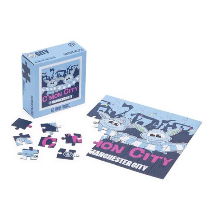 Team 【 Football Officially Licensed Jigsaw Puzzle 50 Pieces Unisex Man City Fc 】 蹴球 ユニ一発やる シティ