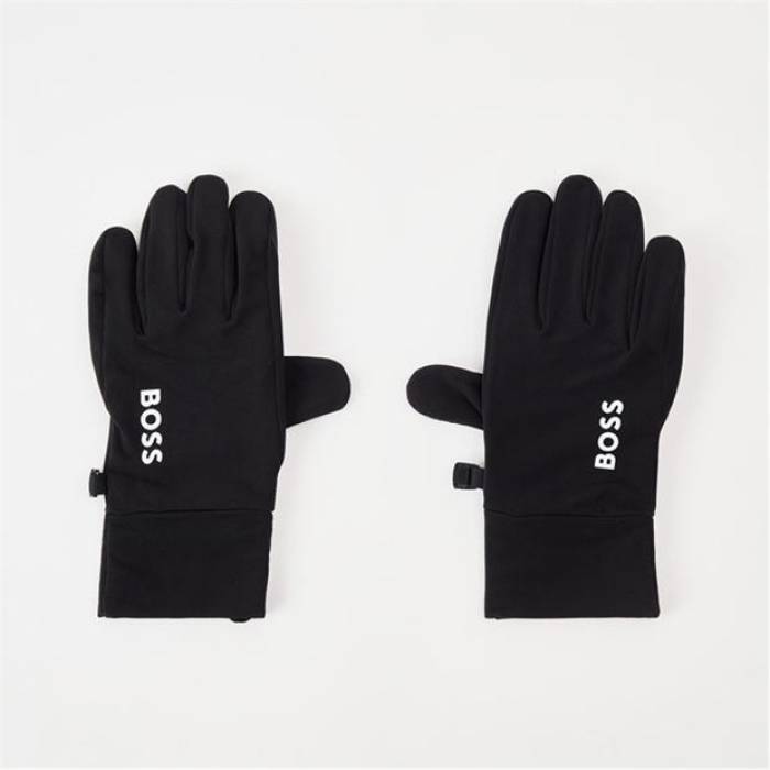 ボス Boss 【 Running-Gloves-4So 10275569 01 Unisex Black 001 】 ユニセックス 黒色 ブラック